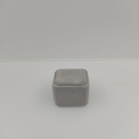 LieToi Grey Jewelry Box Simple Travel-Friendly Design for Women Girls Christmas Gift